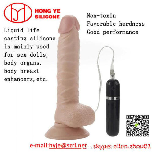 Liquid platinum cure silicone rubber for adult women sex toys making